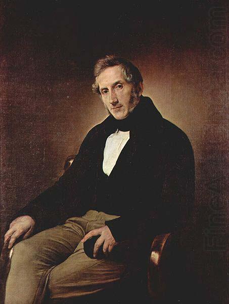 Francesco Hayez Portrait of Alessandro Manzoni china oil painting image